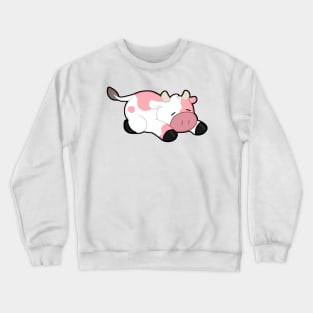 Sleepy Cow - Pink Crewneck Sweatshirt